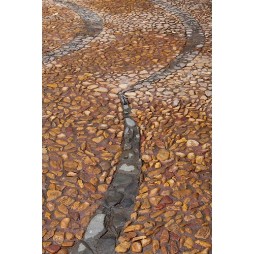 Mexico Cobblestone walkway with pattern